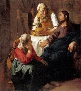 Johannes Vermeer Christ in the House of Martha and Mary oil painting